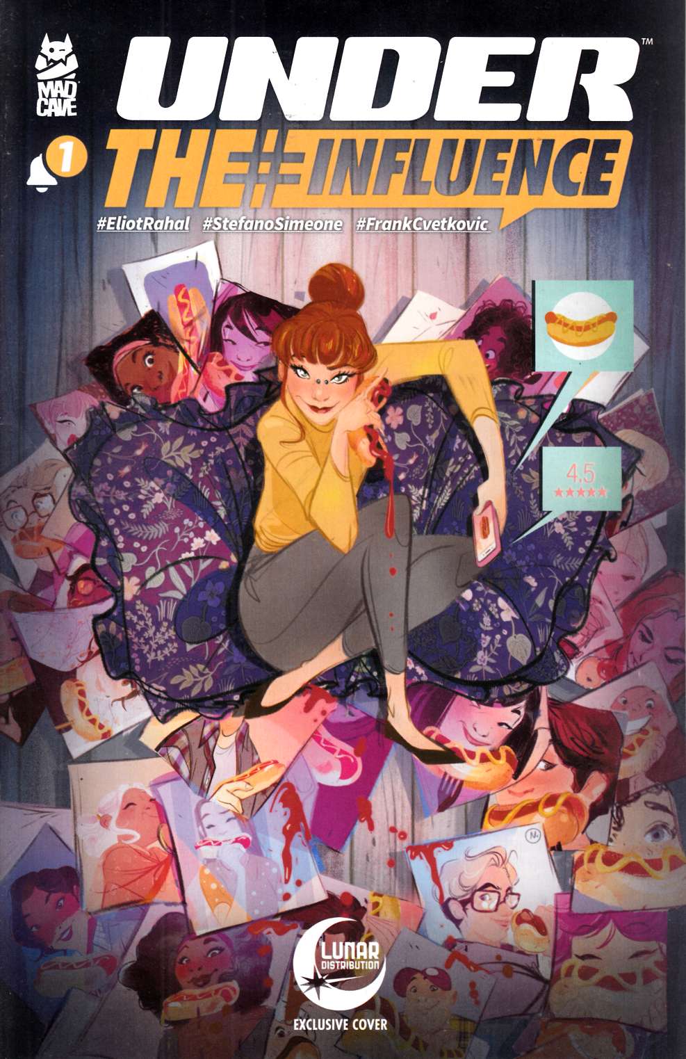 Under the Influence #1 Lunar Variant Cover Near Mint (9.4) [Mad Cave Comic] THUMBNAIL