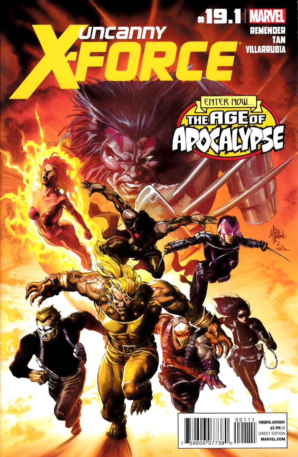Uncanny X-Force #19.1 Near Mint (9.4) [Marvel Comic] LARGE