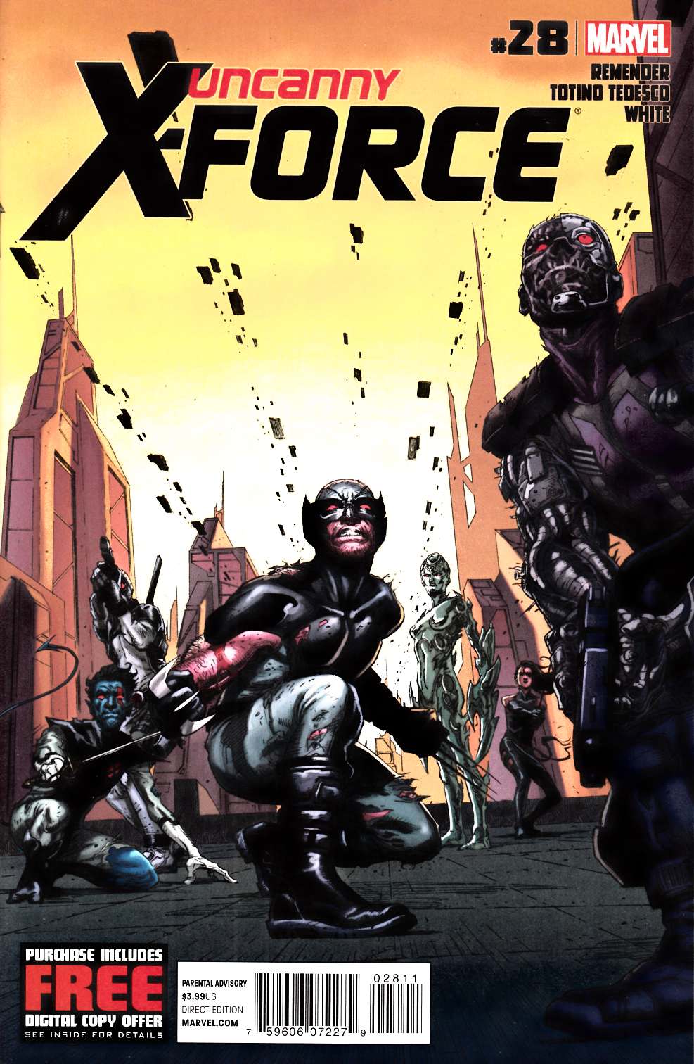 Uncanny X-Force #28 Very Fine (8.0) [Marvel Comic] LARGE