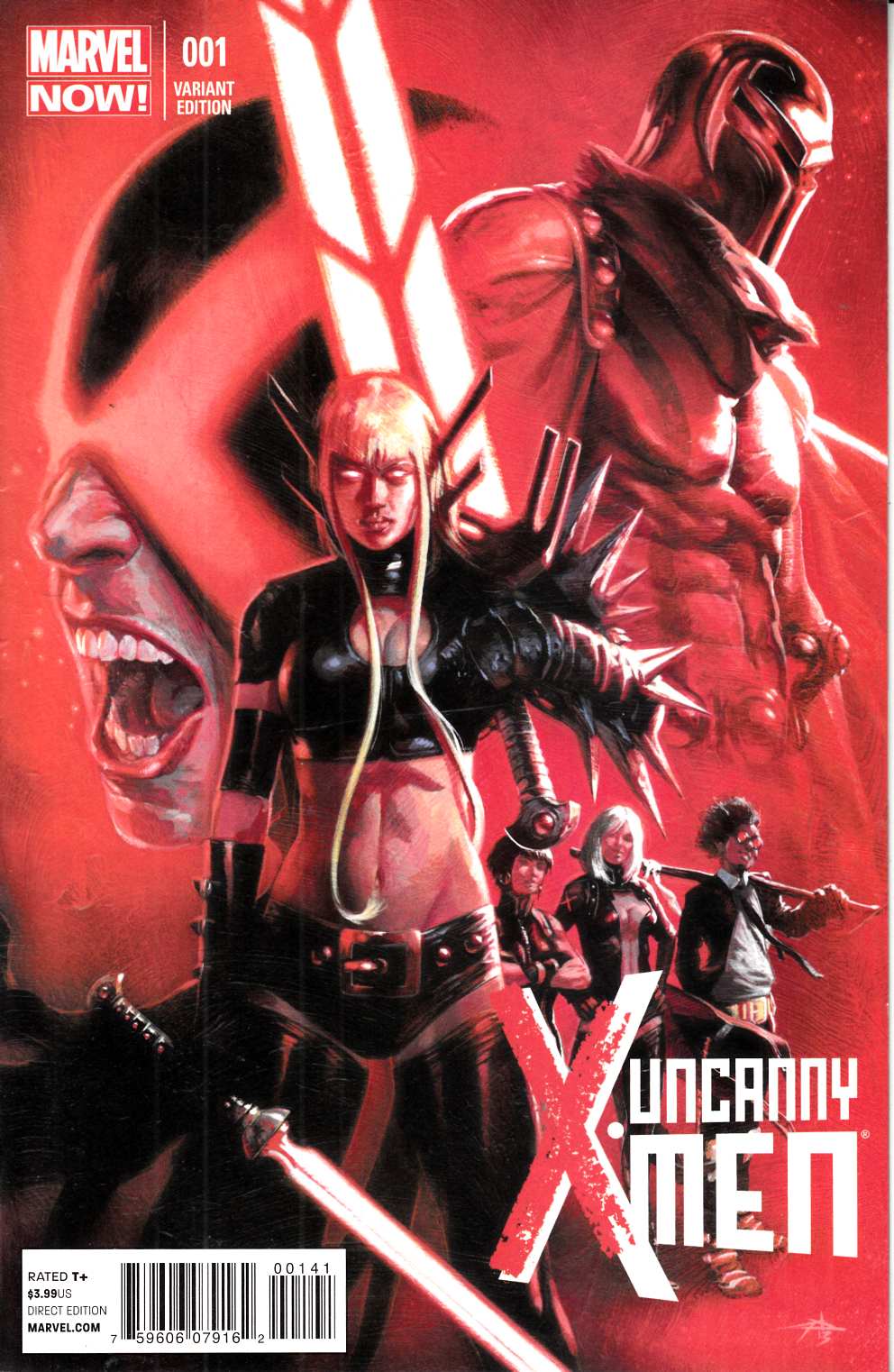 Uncanny X-Men #1 Dell'Otto Variant Cover Near Mint (9.4) [Marvel Comic] THUMBNAIL
