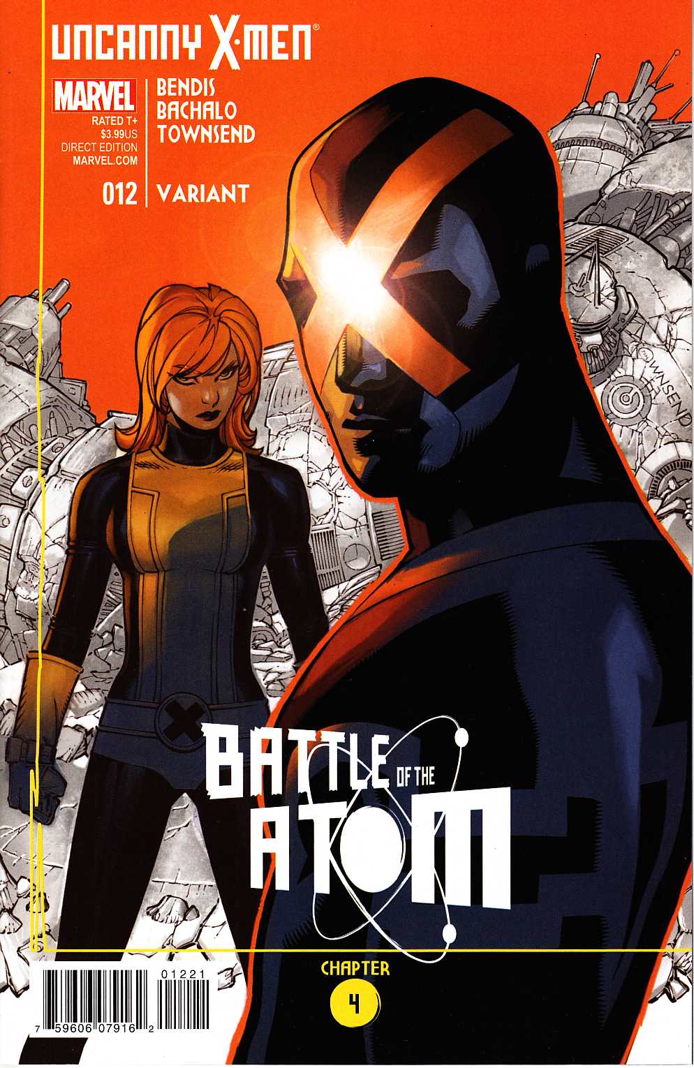 Uncanny X-Men #12 Bachalo Variant Cover Near Mint (9.4) [Marvel Comic] LARGE