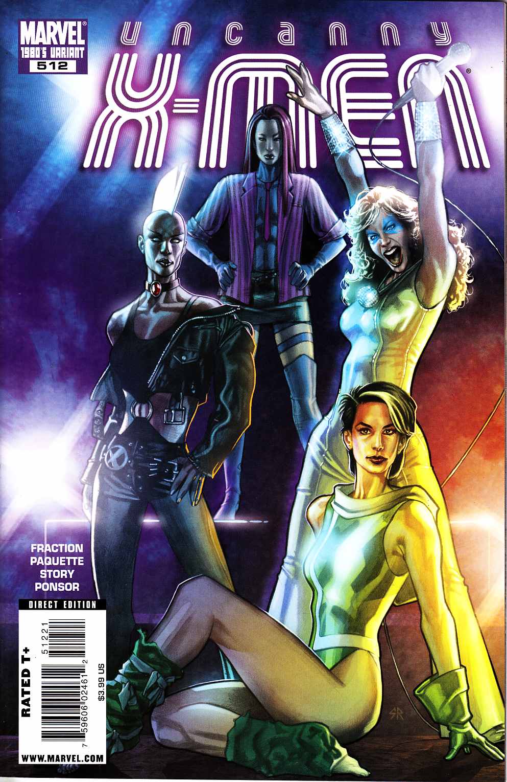 Uncanny X-Men #512 80's Decade Variant Cover Very Fine (8.0) [Marvel Comic] LARGE