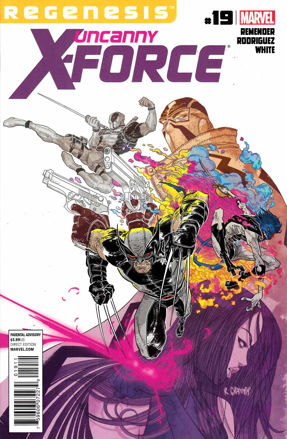 Uncanny X-Force #19 Very Fine Minus (7.5) [Marvel Comic] LARGE