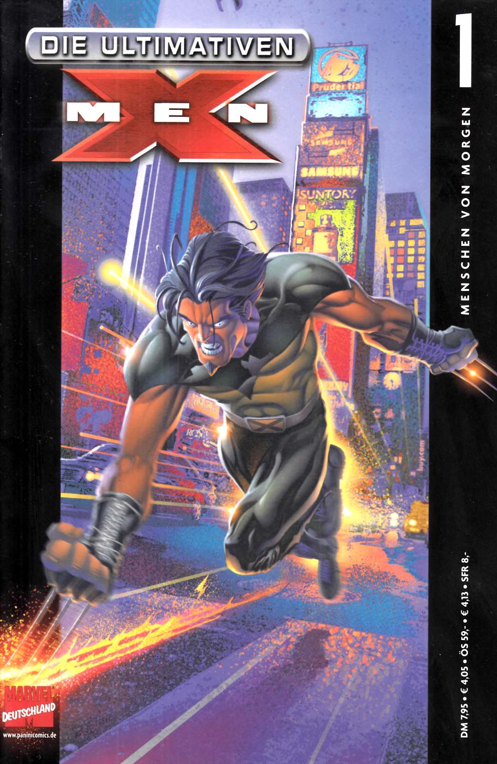 Ultimate X-Men #1 German Edition Very Fine (8.0) [Marvel Comic] LARGE