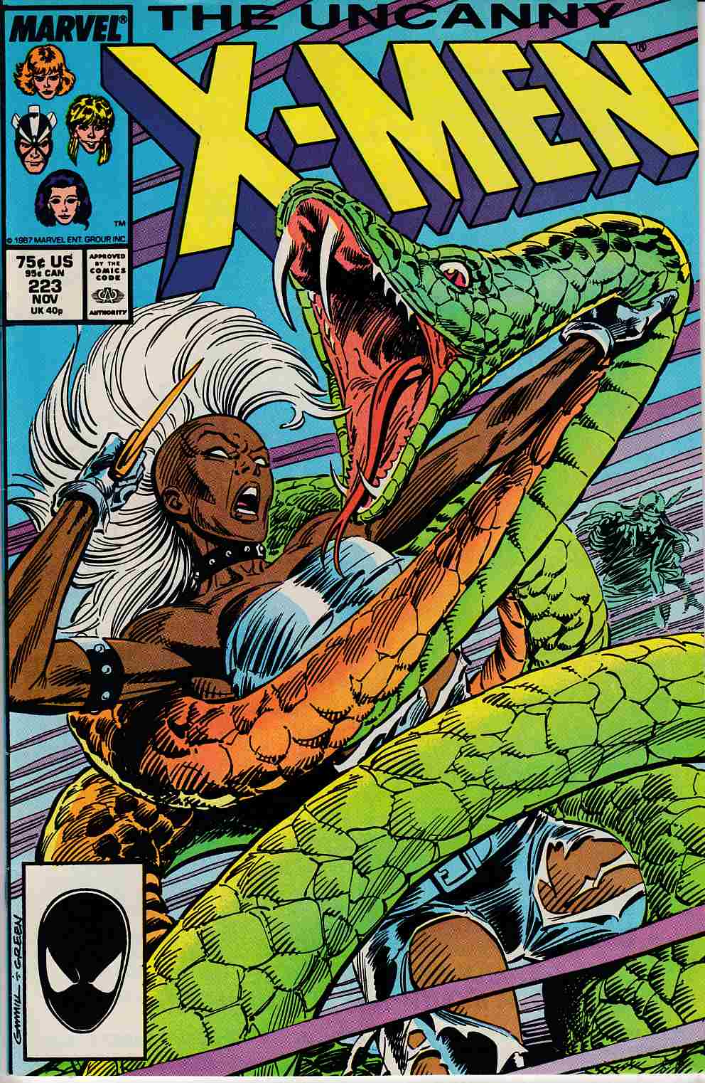 Uncanny X-Men #223 Very Fine Minus (7.5) [Marvel Comic] THUMBNAIL