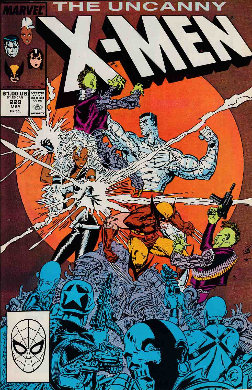 Uncanny X-Men #229 Very Fine Minus Plus (7.5) [Marvel Comic] THUMBNAIL
