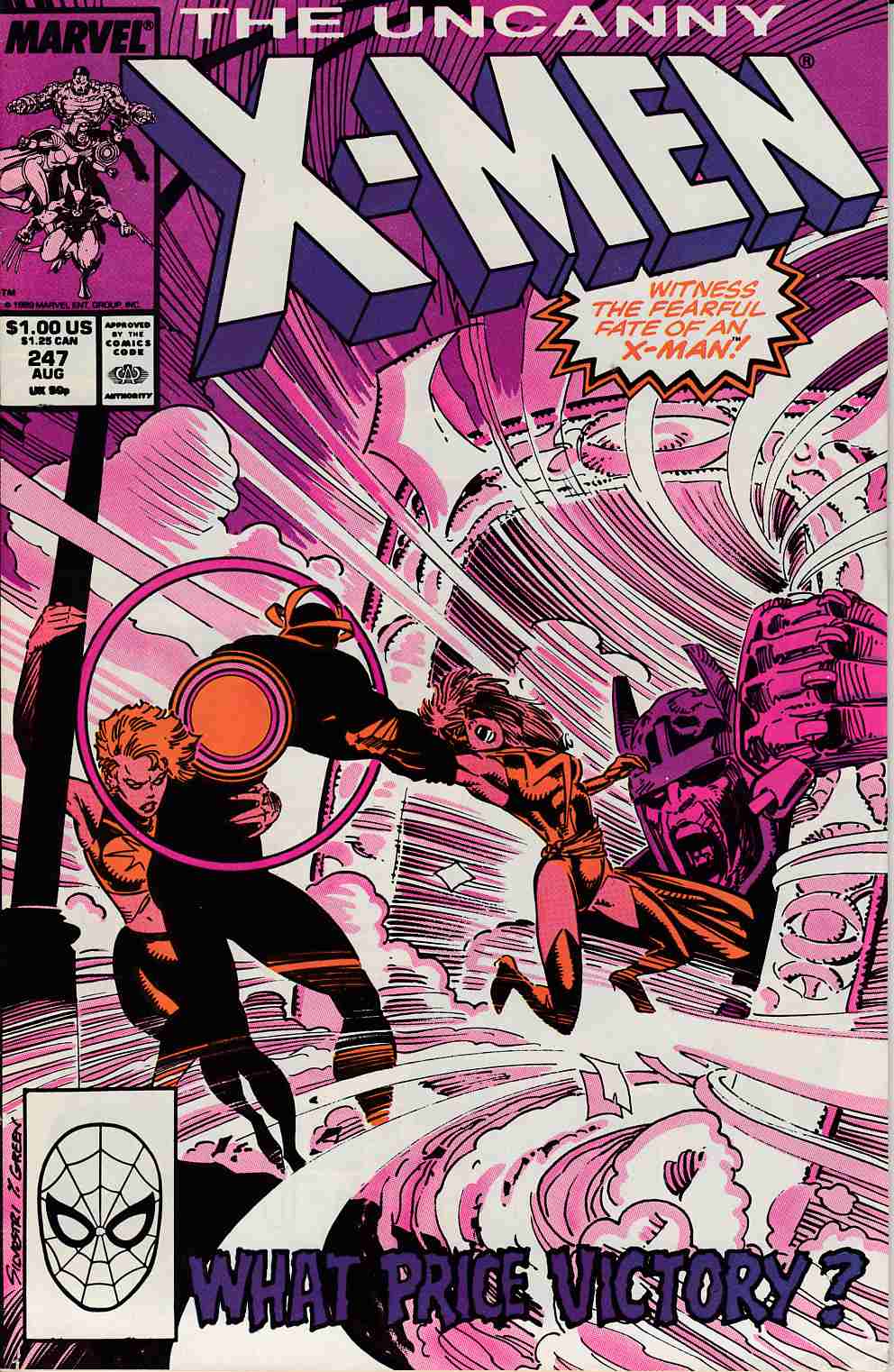 Uncanny X-Men #247 Fine (6.0) [Marvel Comic] LARGE