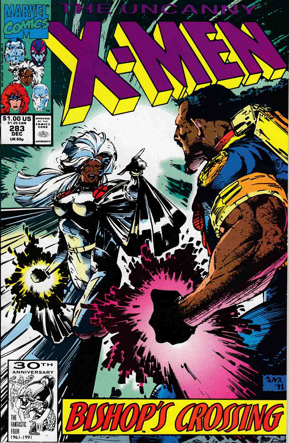 Uncanny X-Men #283 Near Mint Minus (9.2) [Marvel Comic] THUMBNAIL
