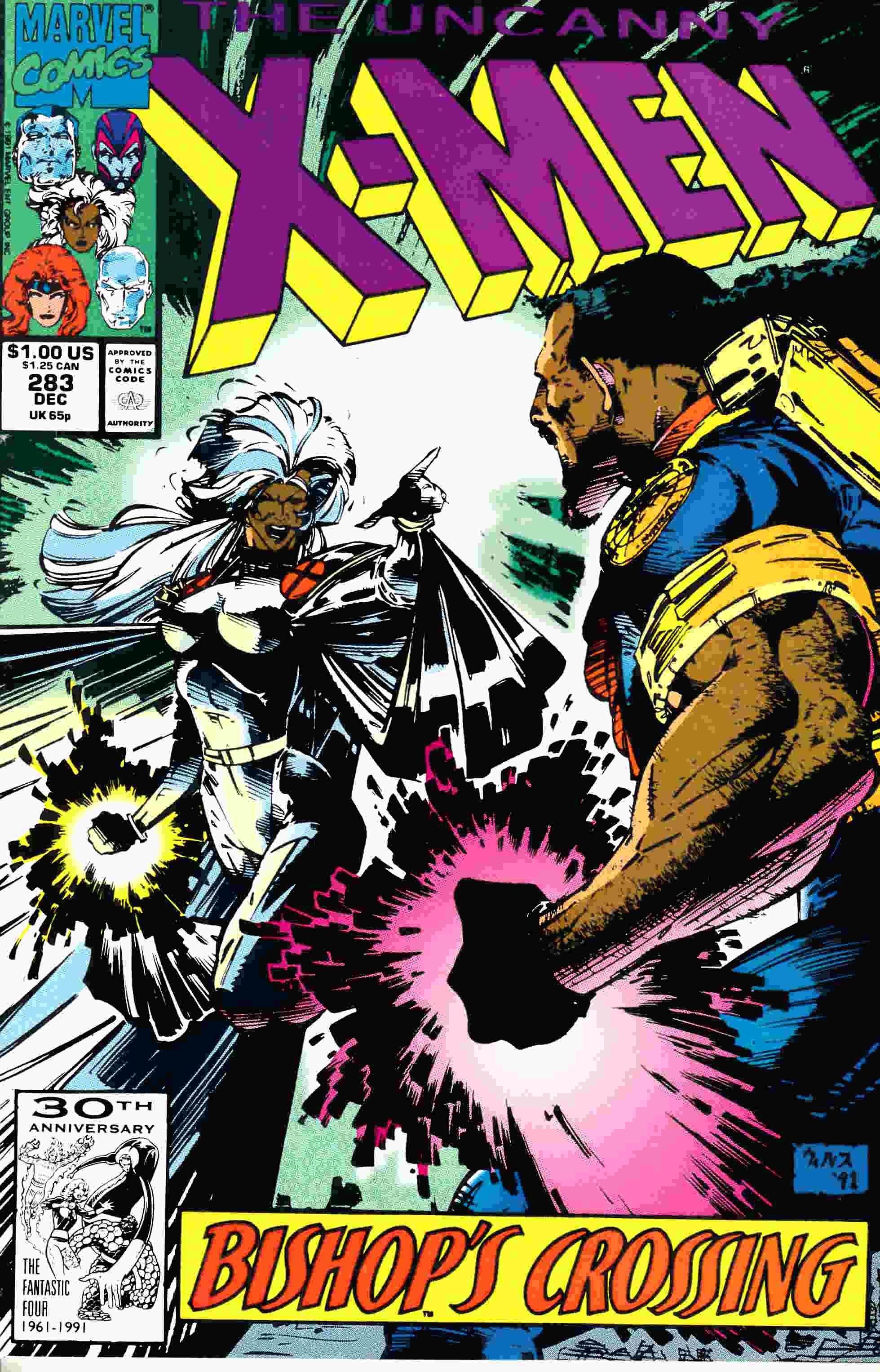 Uncanny X-Men #283 Very Fine Minus (7.5) [Marvel Comic] LARGE