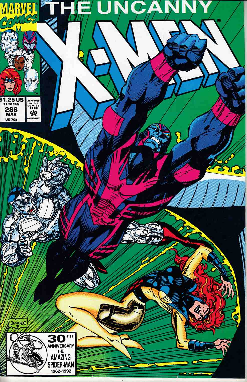 Uncanny X-Men #286 Very Fine (8.0) [Marvel Comic] LARGE