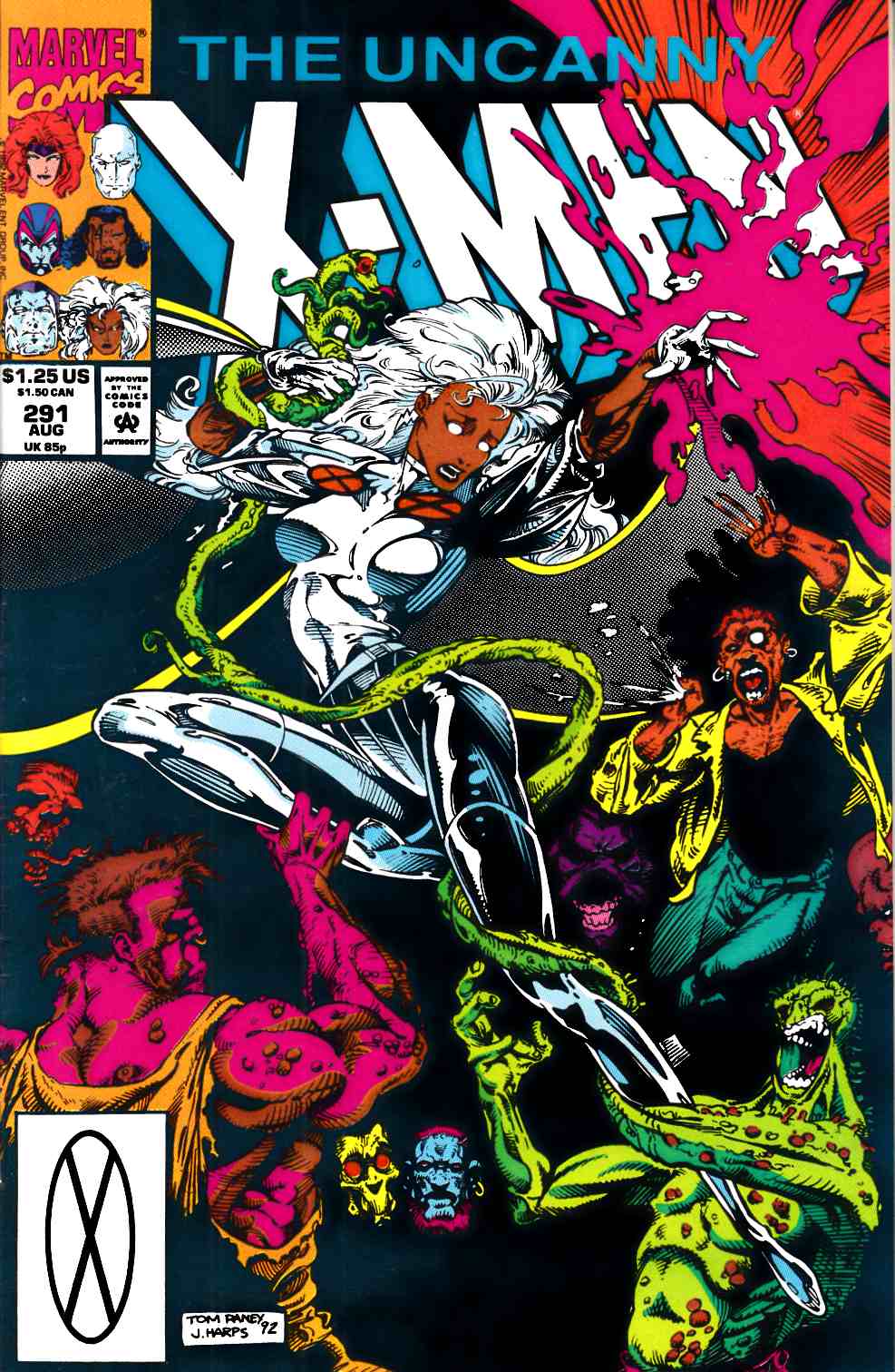 Uncanny X-Men #291 Very Fine (6.0) [Marvel Comic] LARGE