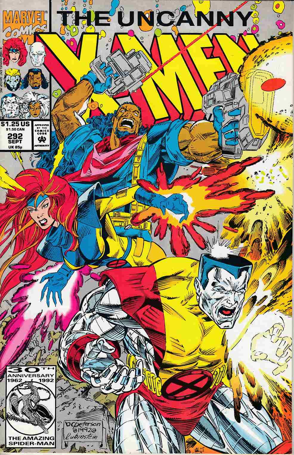 Uncanny X-Men #292 Very Fine (8.0) [Marvel Comic] LARGE