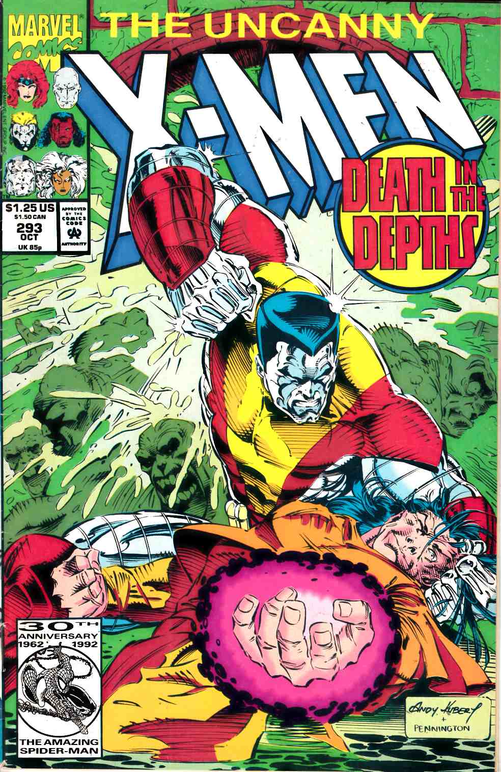 Uncanny X-Men #293 Very Fine (8.0) [Marvel Comic] THUMBNAIL