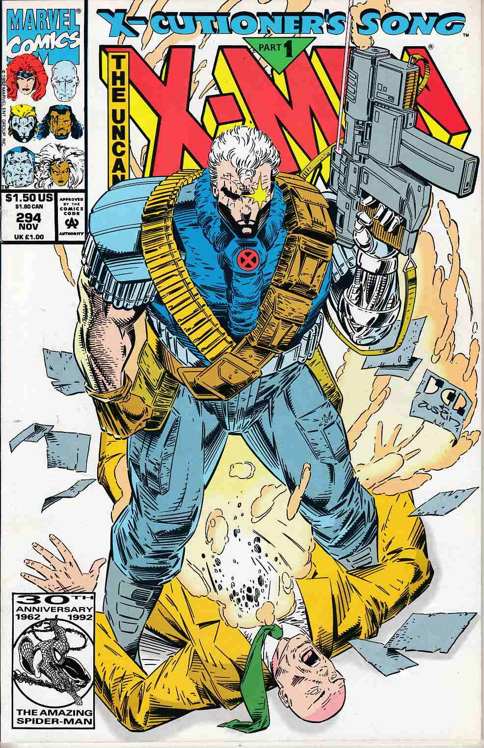 Uncanny X-Men #294 Very Fine Minus (7.5) [Marvel Comic] LARGE