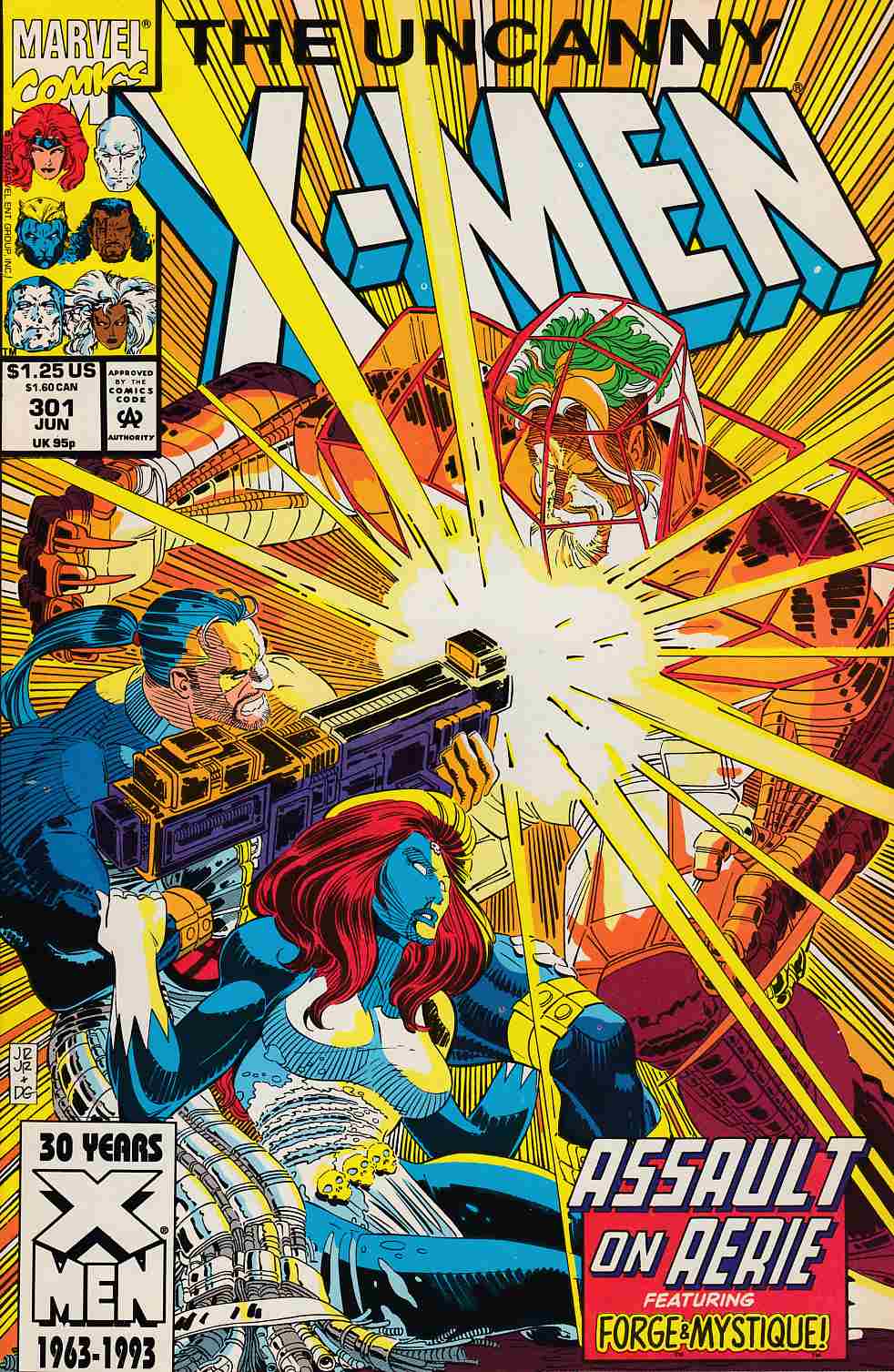 Uncanny X-Men #301 Very Fine (8.0) [Marvel Comic] THUMBNAIL