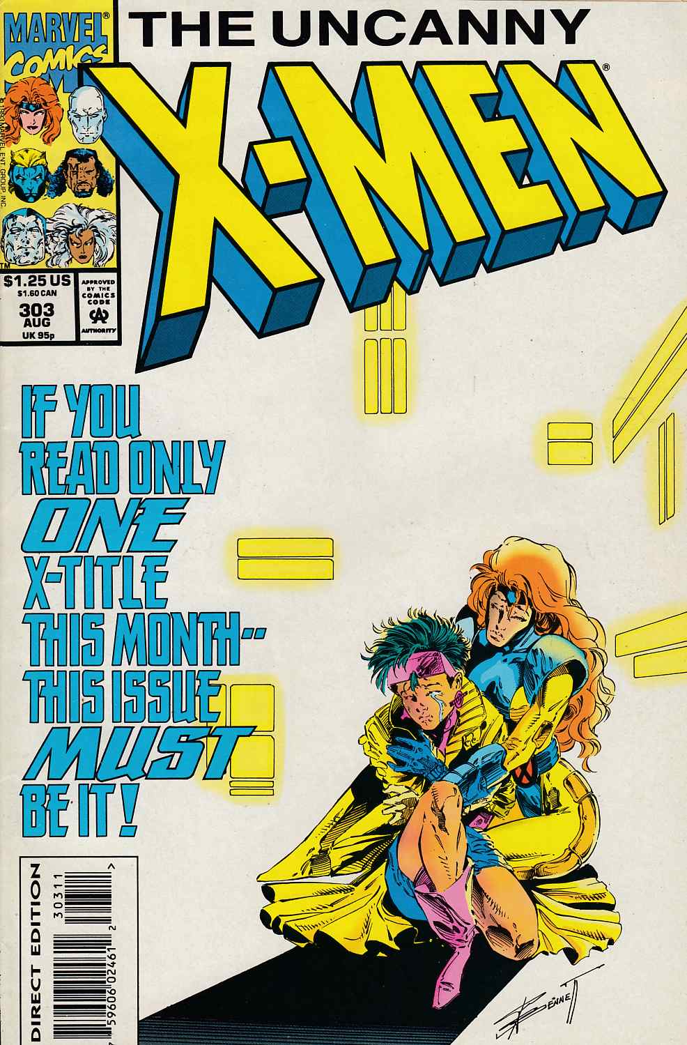 Uncanny X-Men #303 Near Mint (9.4) [Marvel Comic] THUMBNAIL