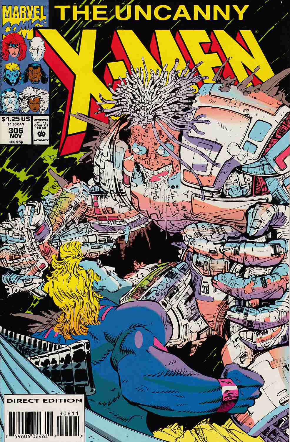 Uncanny X-Men #306 Very Fine (8.0) [Marvel Comic] THUMBNAIL