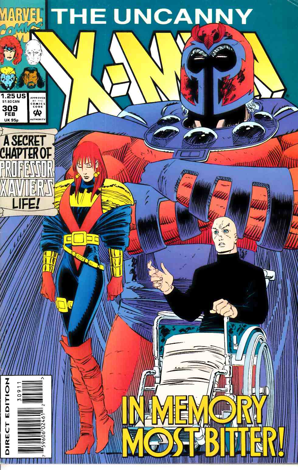 Uncanny X-Men #309 Very Good/Fine (5.0) [Marvel Comic] LARGE