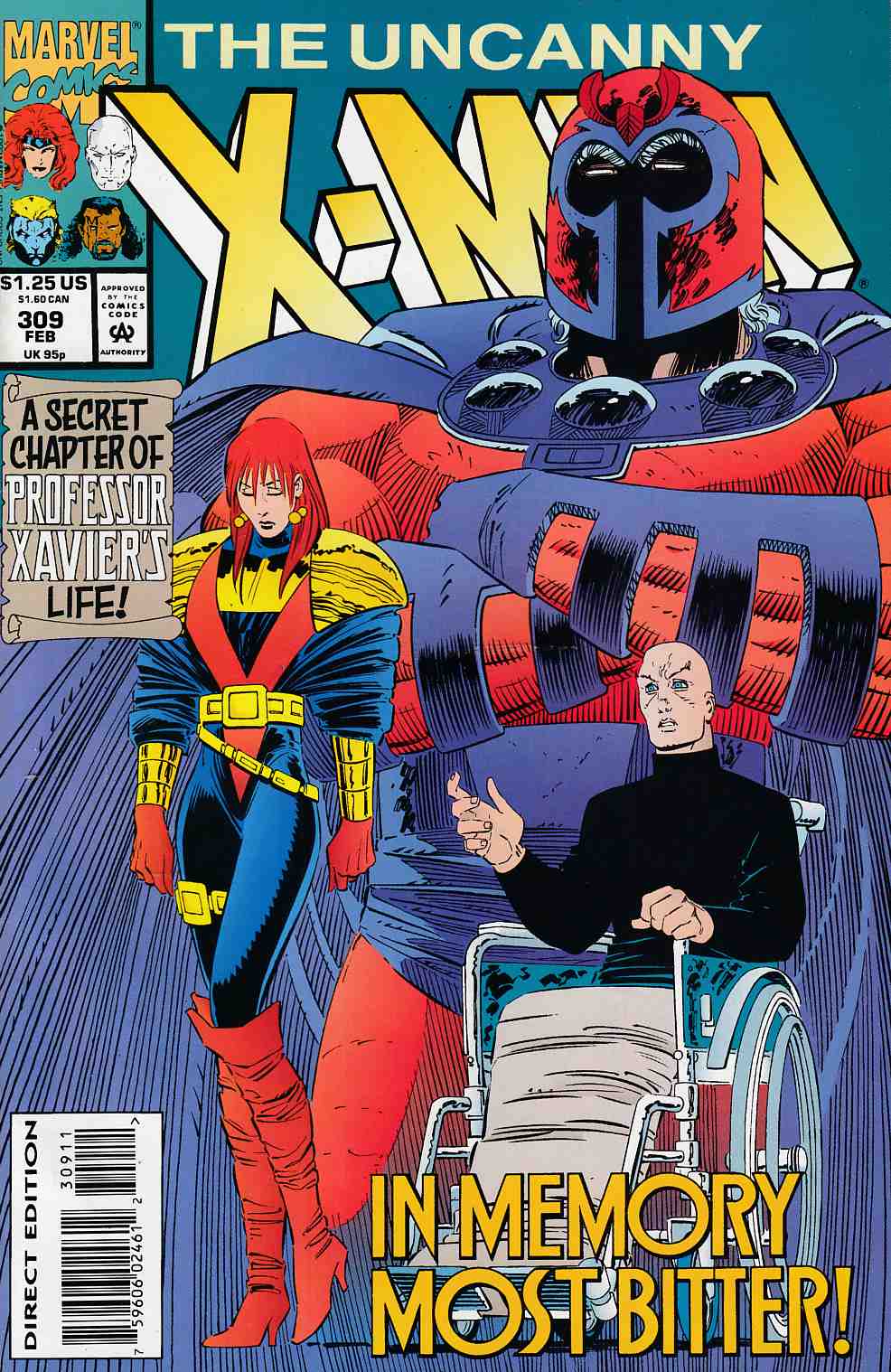 Uncanny X-Men #309 Very Fine (8.0) [Marvel Comic] LARGE