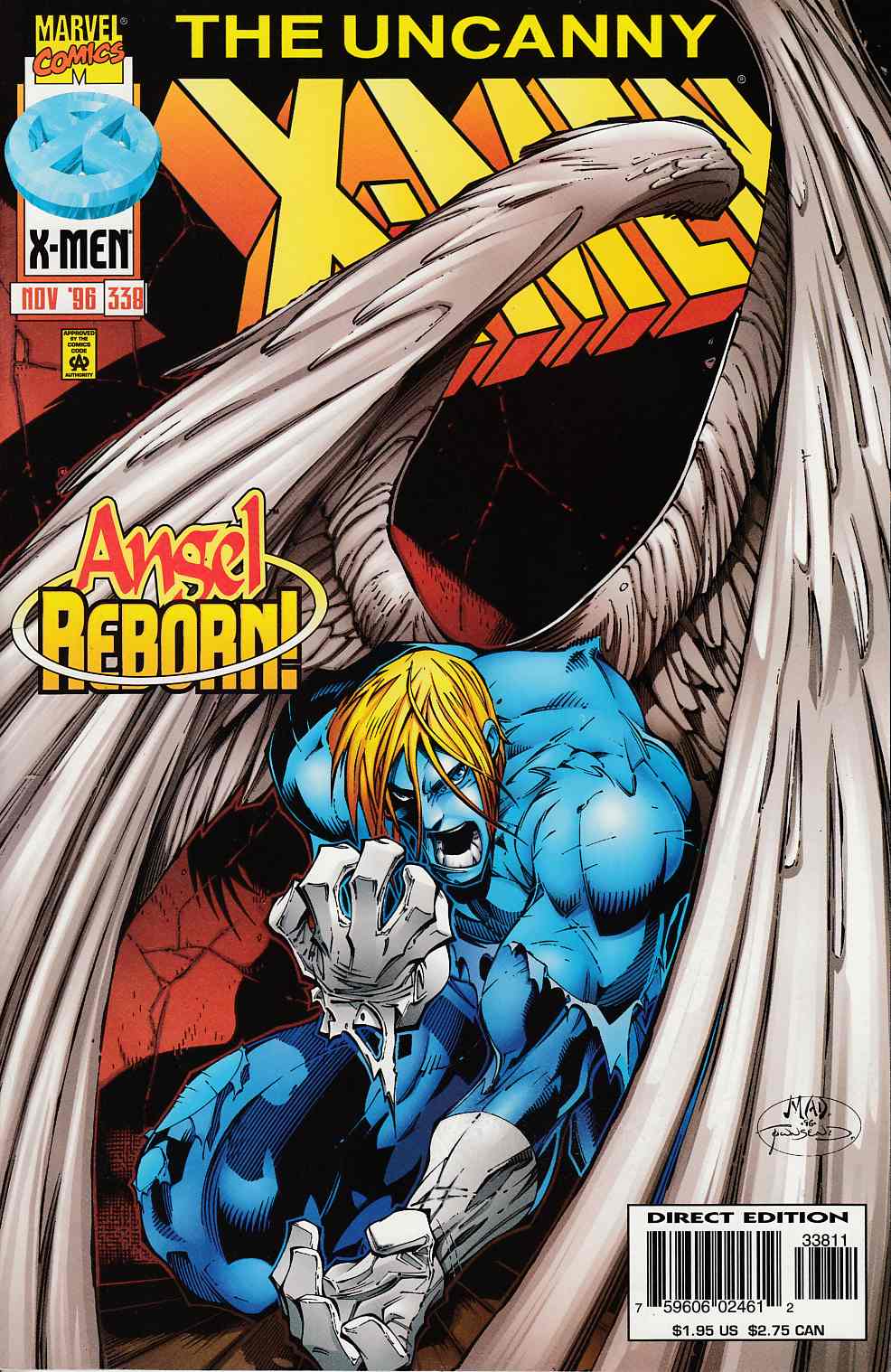 Uncanny X-Men #338 Near Mint (9.4) [Marvel Comic] LARGE