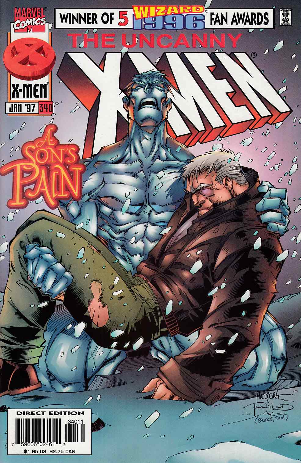 Uncanny X-Men #340 Very Fine (8.0) [Marvel Comic] LARGE