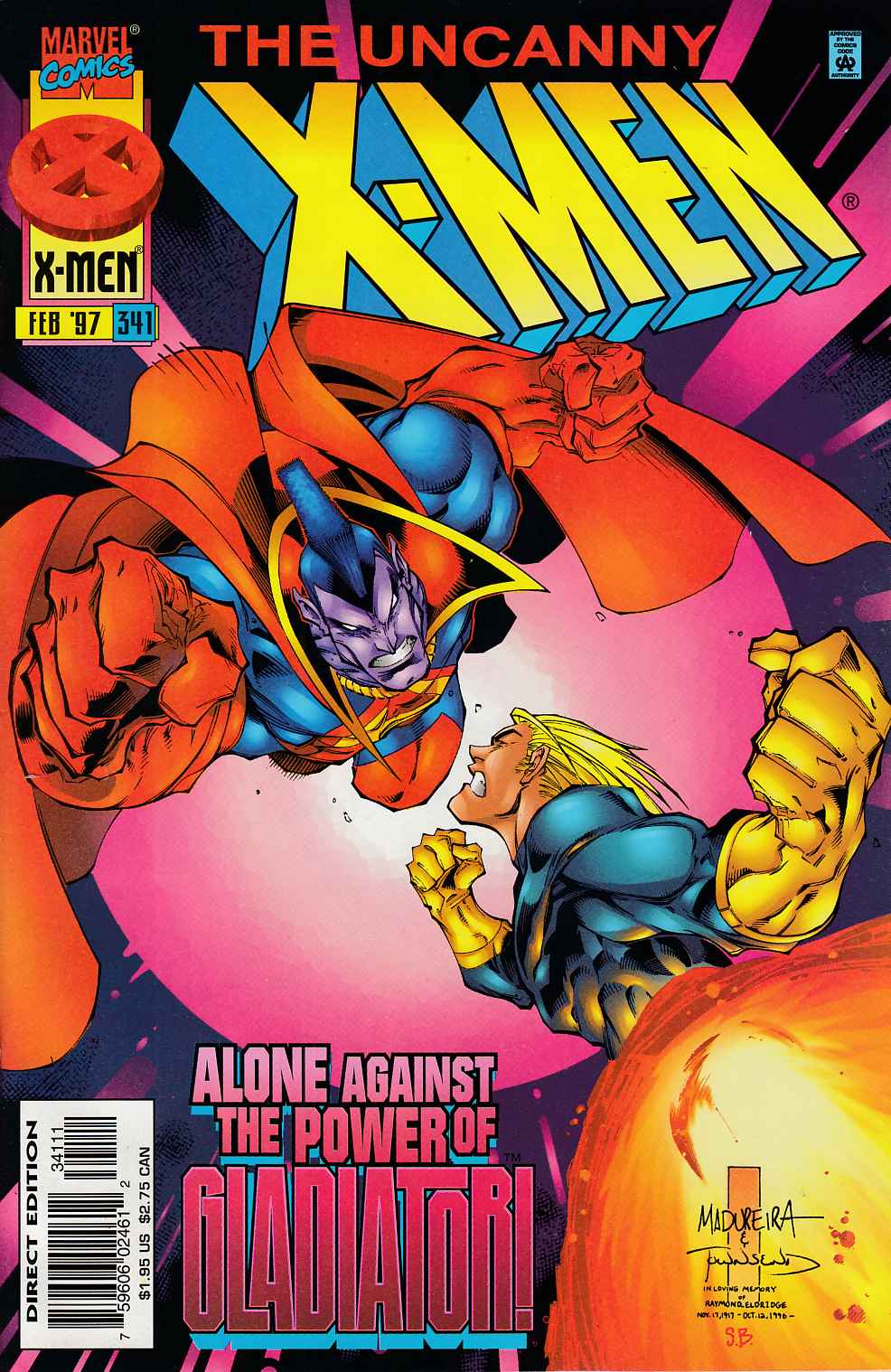 Uncanny X-Men #341 Very Fine (8.0) [Marvel Comic] THUMBNAIL
