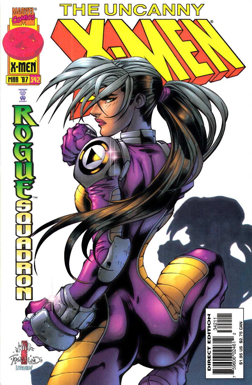 Uncanny X-Men #342 Cover B Very Fine (8.0) [Marvel Comic] LARGE