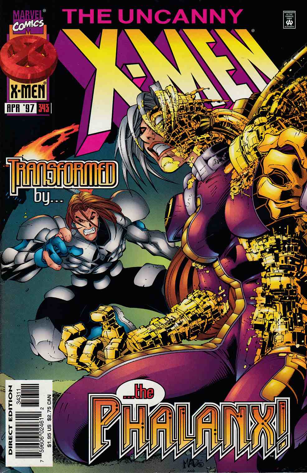 Uncanny X-Men #343 Very Fine (8.0) [Marvel Comic] THUMBNAIL