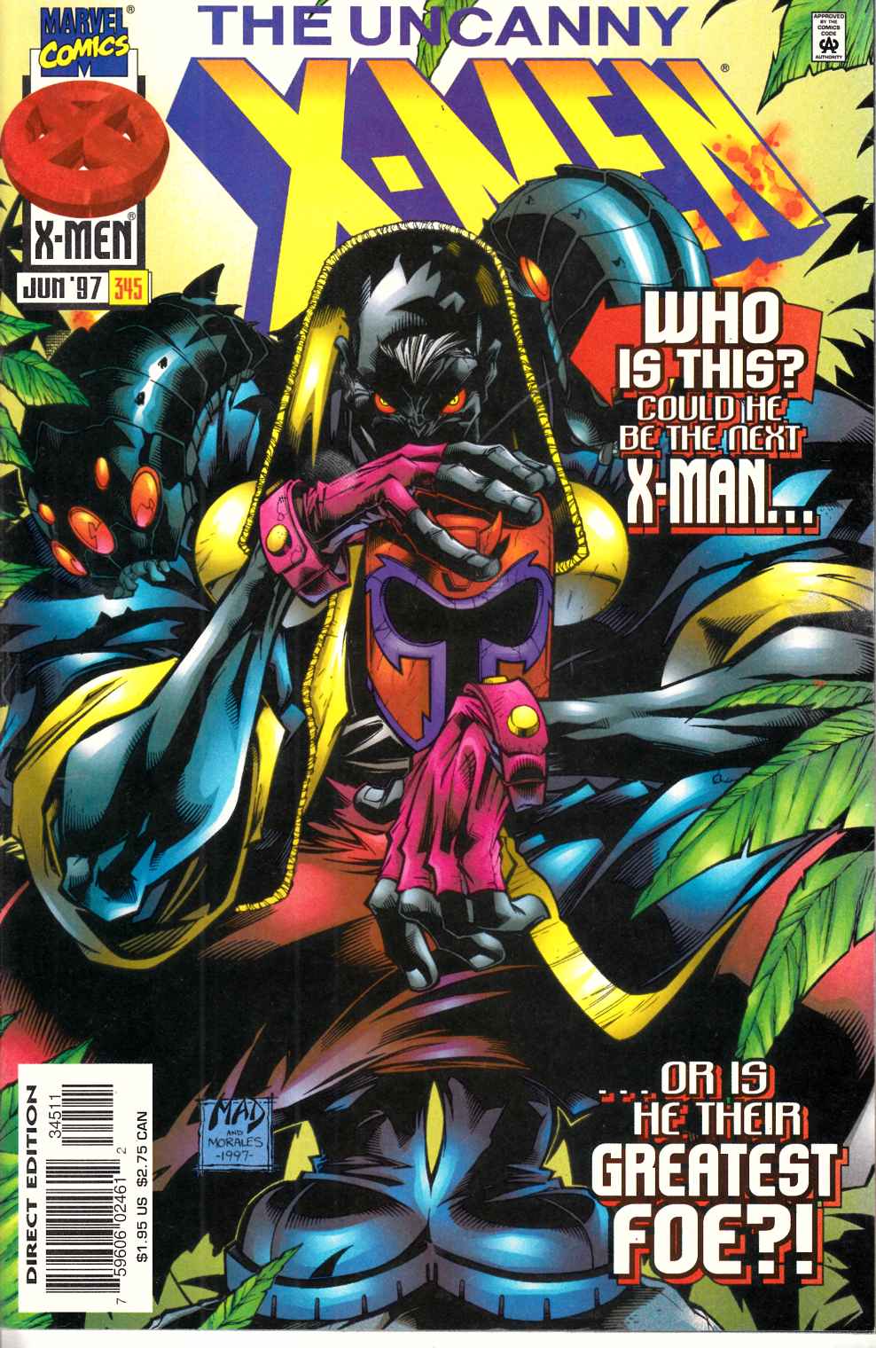 Uncanny X-Men #345 Near Mint (9.4) [Marvel Comic] THUMBNAIL