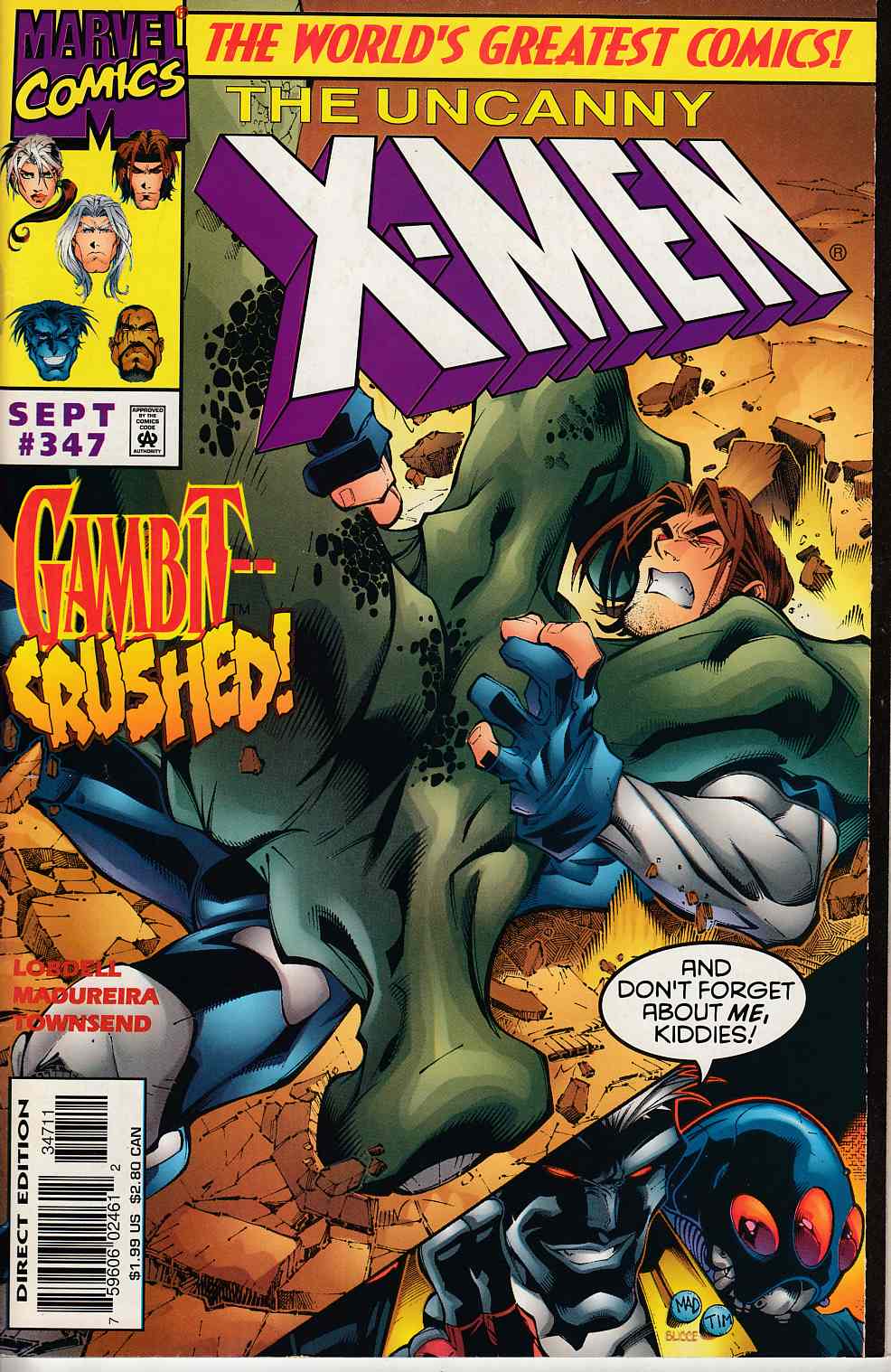 Uncanny X-Men #347 Near Mint (9.4) [Marvel Comic] THUMBNAIL