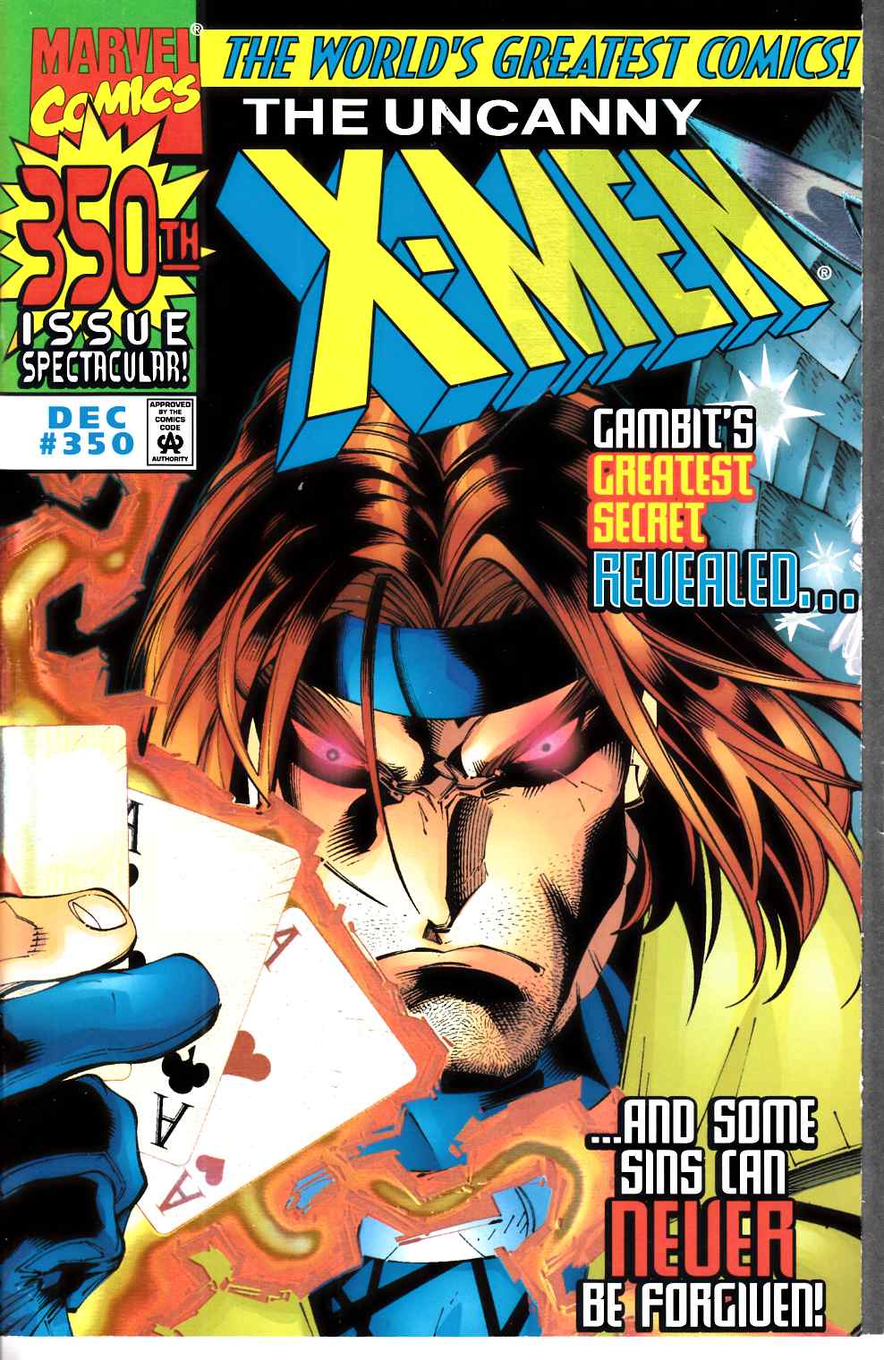 Uncanny X-Men #350 Deluxe Edition Near Mint (9.4) [Marvel Comic] THUMBNAIL