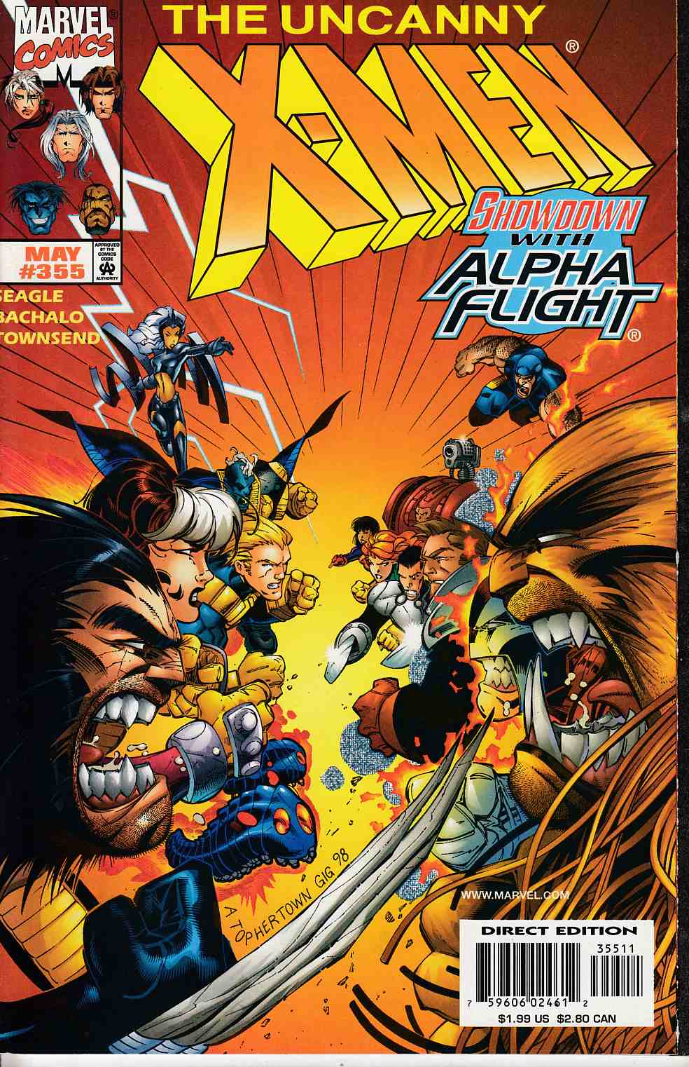 Uncanny X-Men #355 Very Fine (8.0) [Marvel Comic] THUMBNAIL