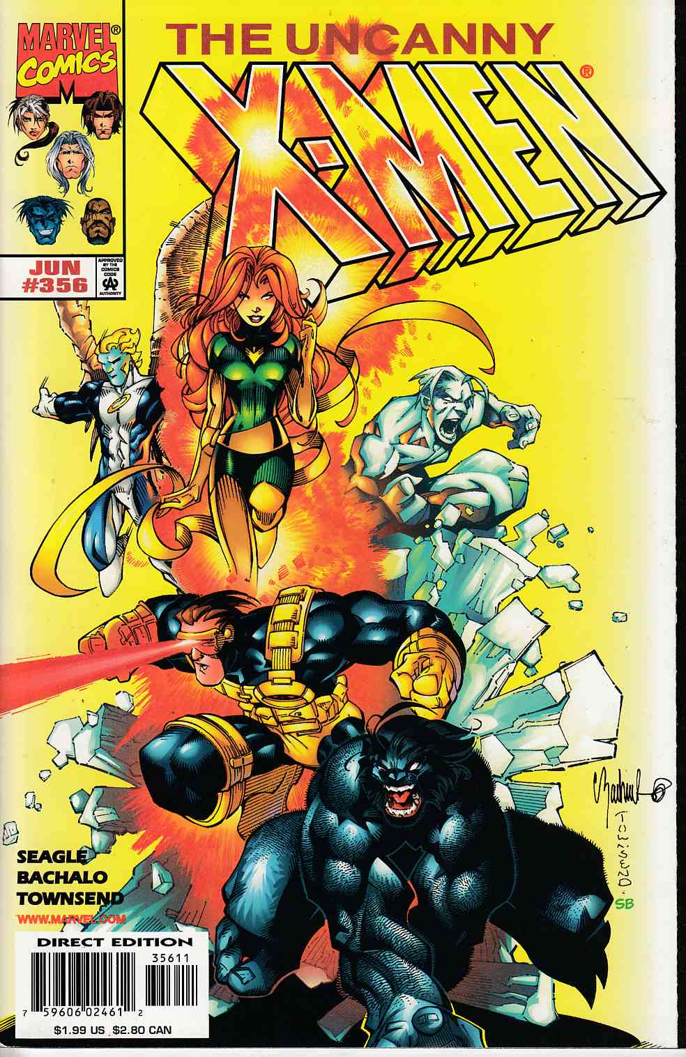 Uncanny X-Men #356 Near Mint (9.4) [Marvel Comic] THUMBNAIL