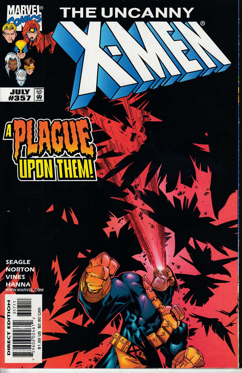 Uncanny X-Men #357 Near Mint Minus (9.2) [Marvel Comic] THUMBNAIL
