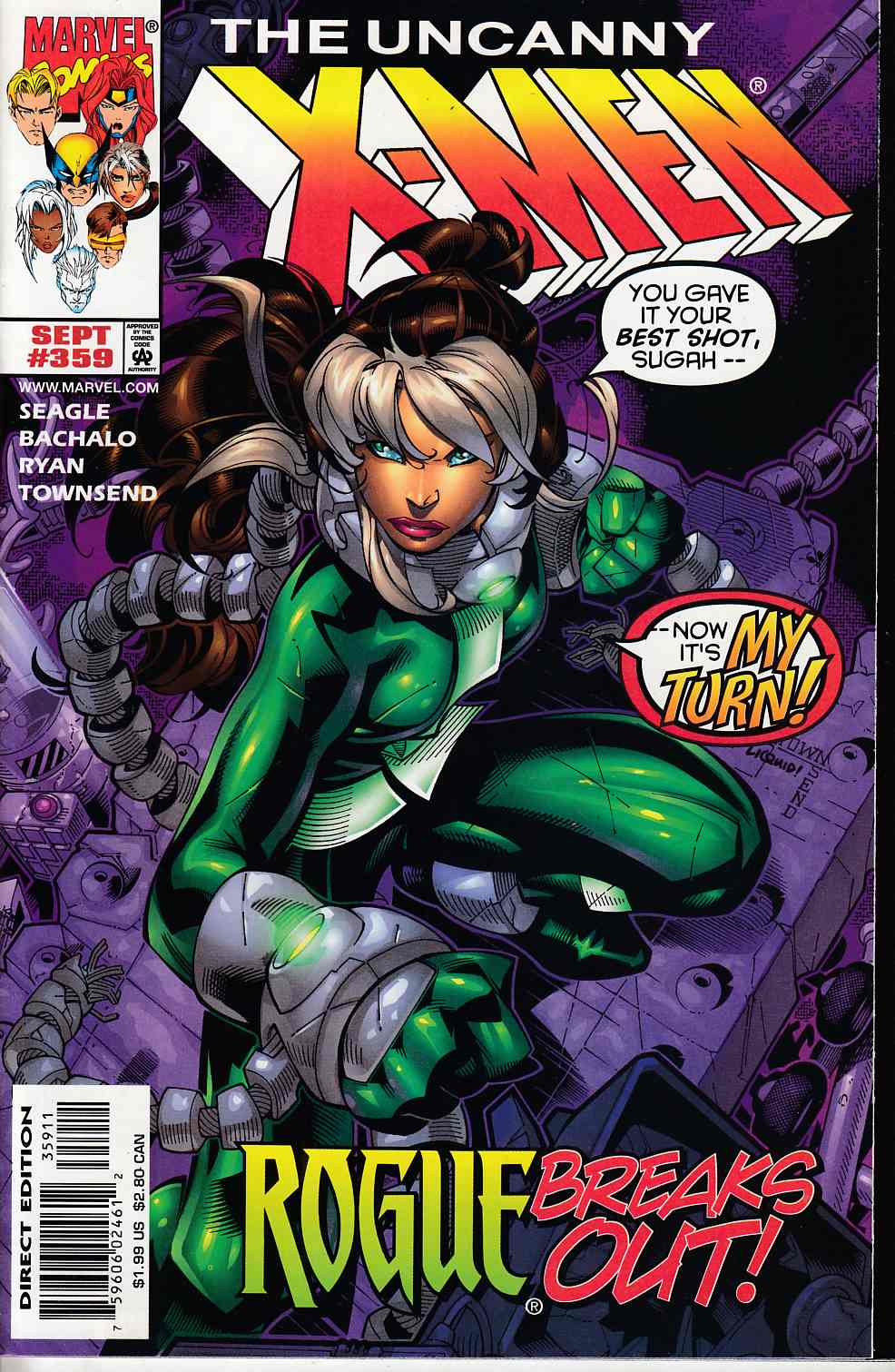 Uncanny X-Men #359 Near Mint (9.4) [Marvel Comic] THUMBNAIL