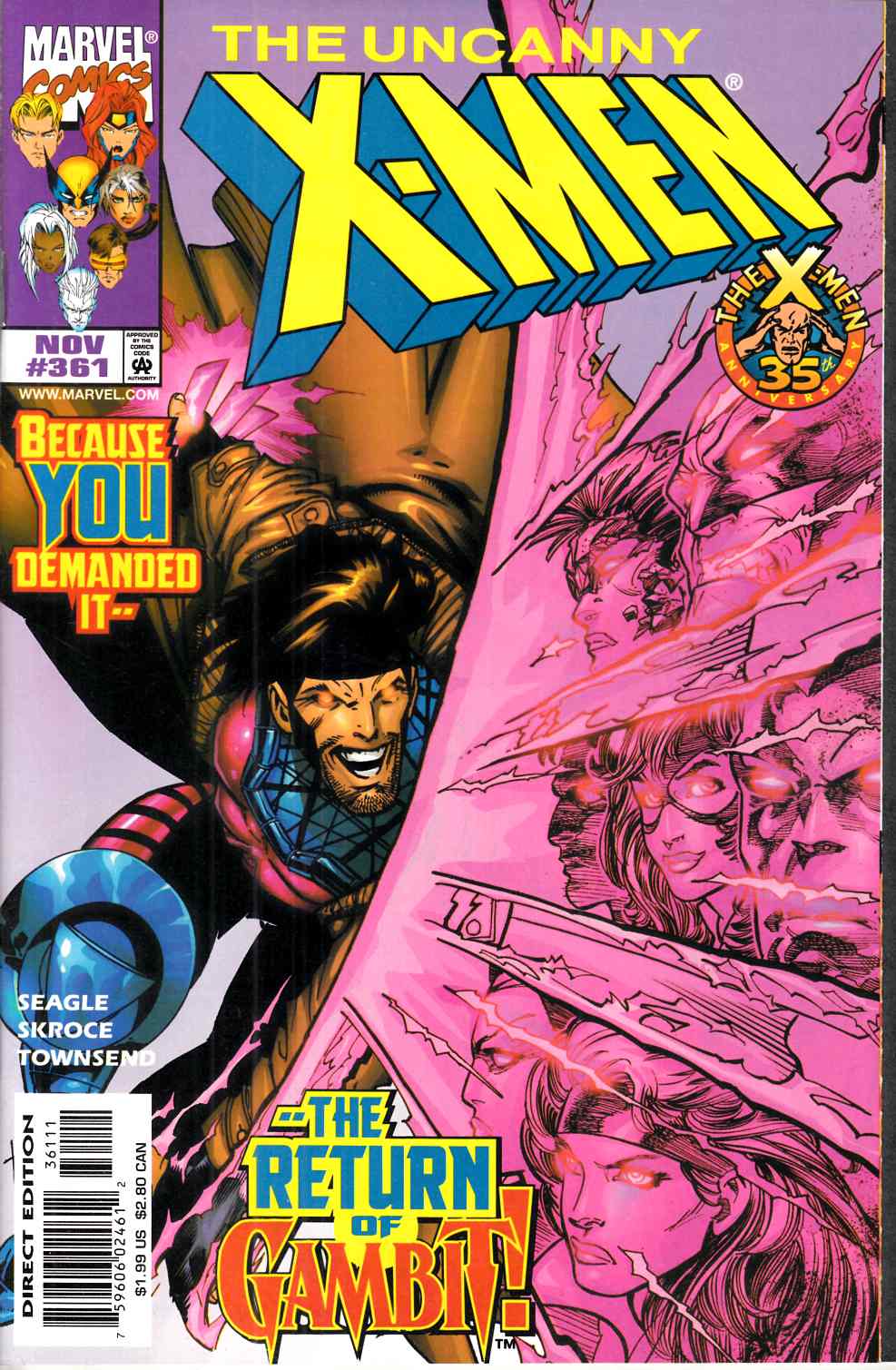 Uncanny X-Men #361 Near Mint (9.4) [Marvel Comic] THUMBNAIL