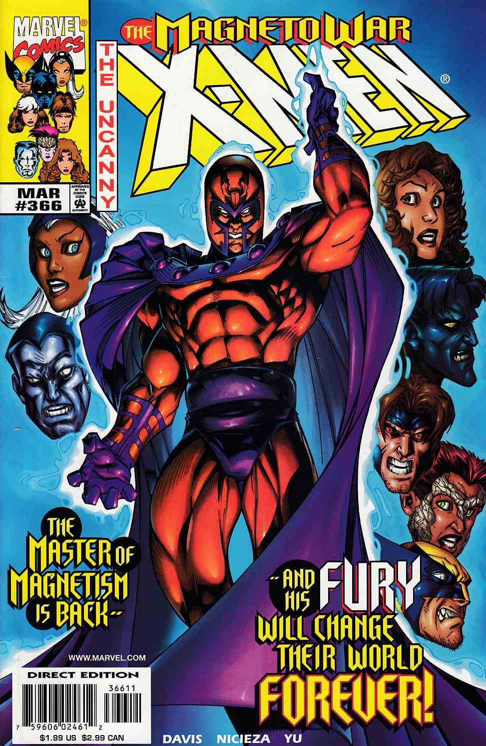 Uncanny X-Men #366 Very Fine (8.0) [Marvel Comic] THUMBNAIL