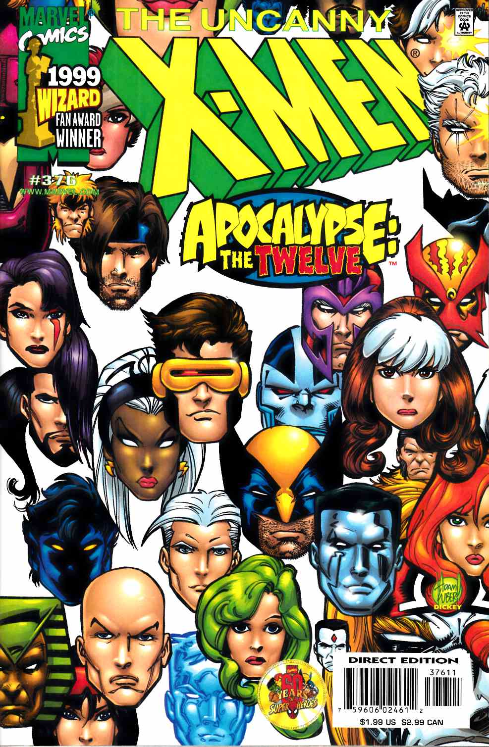 Uncanny X-Men #376 Near Mint (9.4) [Marvel Comic] THUMBNAIL