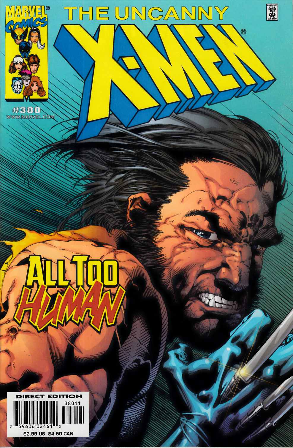 Uncanny X-Men #380 Very Fine (8.0) [Marvel Comic] LARGE