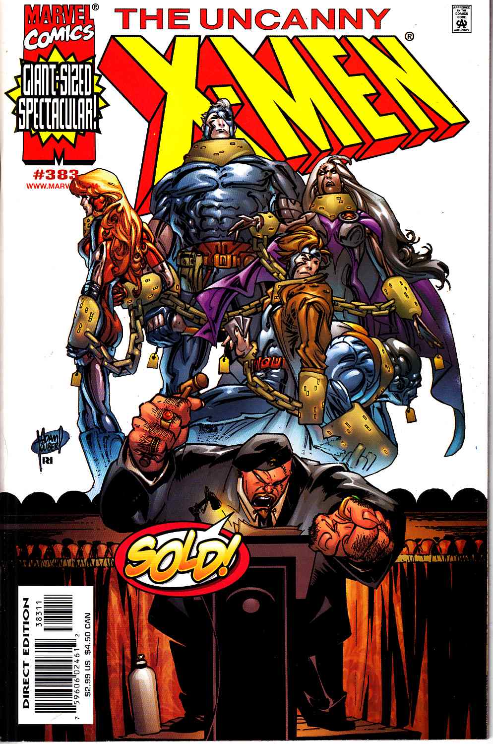 Uncanny X-Men #383 Very Fine (8.0) [Marvel Comic] THUMBNAIL