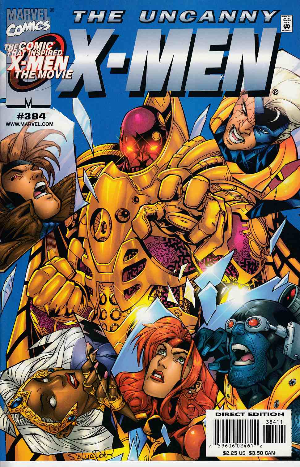 Uncanny X-Men #384 Near Mint (9.4) [Marvel Comic] THUMBNAIL