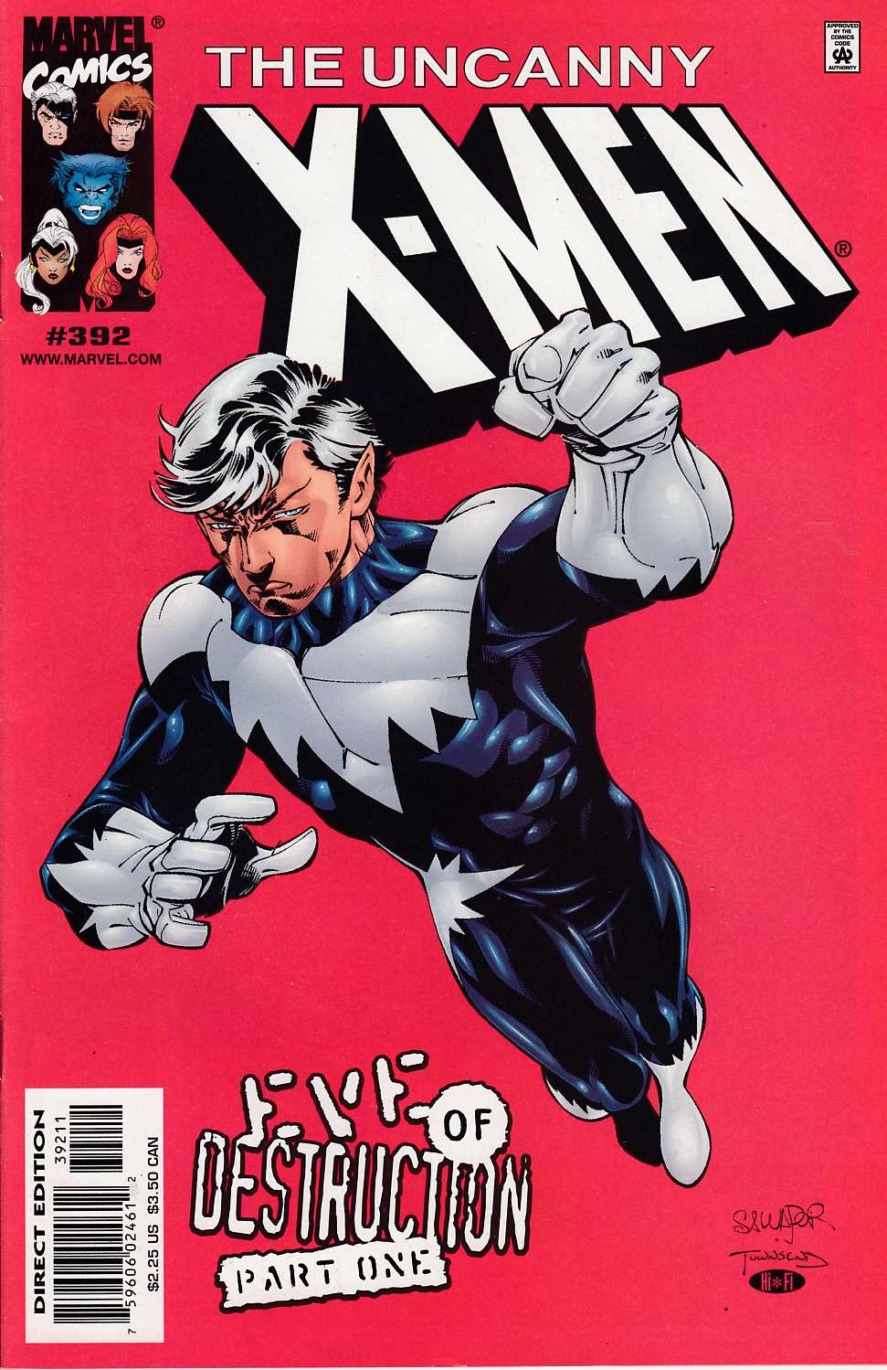 Uncanny X-Men #392 Very Fine (8.0) [Marvel Comic] THUMBNAIL