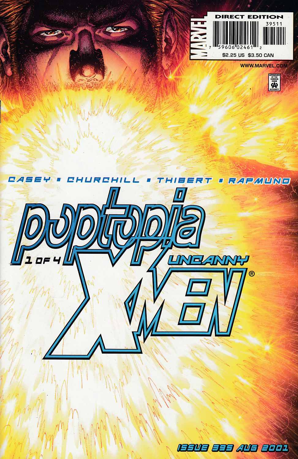 Uncanny X-Men #395 Near Mint (9.4) [Marvel Comic] LARGE