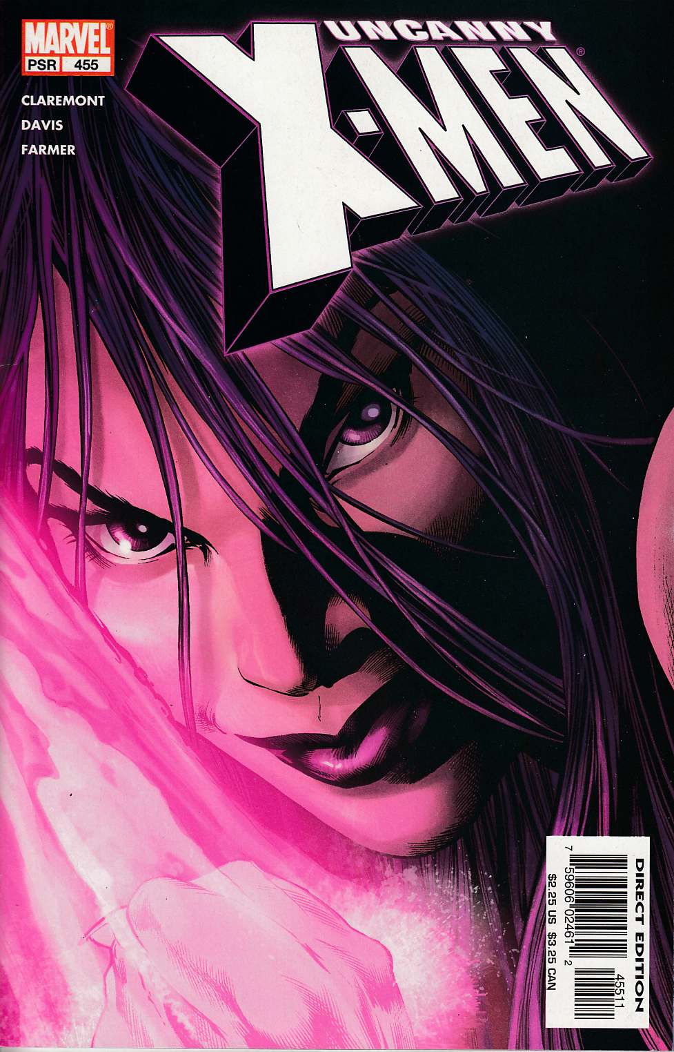 Uncanny X-Men #455 Near Mint (9.4) [Marvel Comic] LARGE