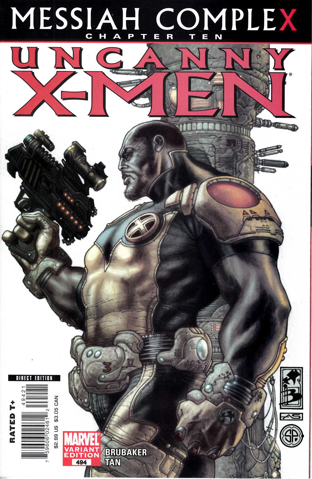 Uncanny X-Men #494 Bianchi Variant Cover Very Fine (8.0) [Marvel Comic] LARGE