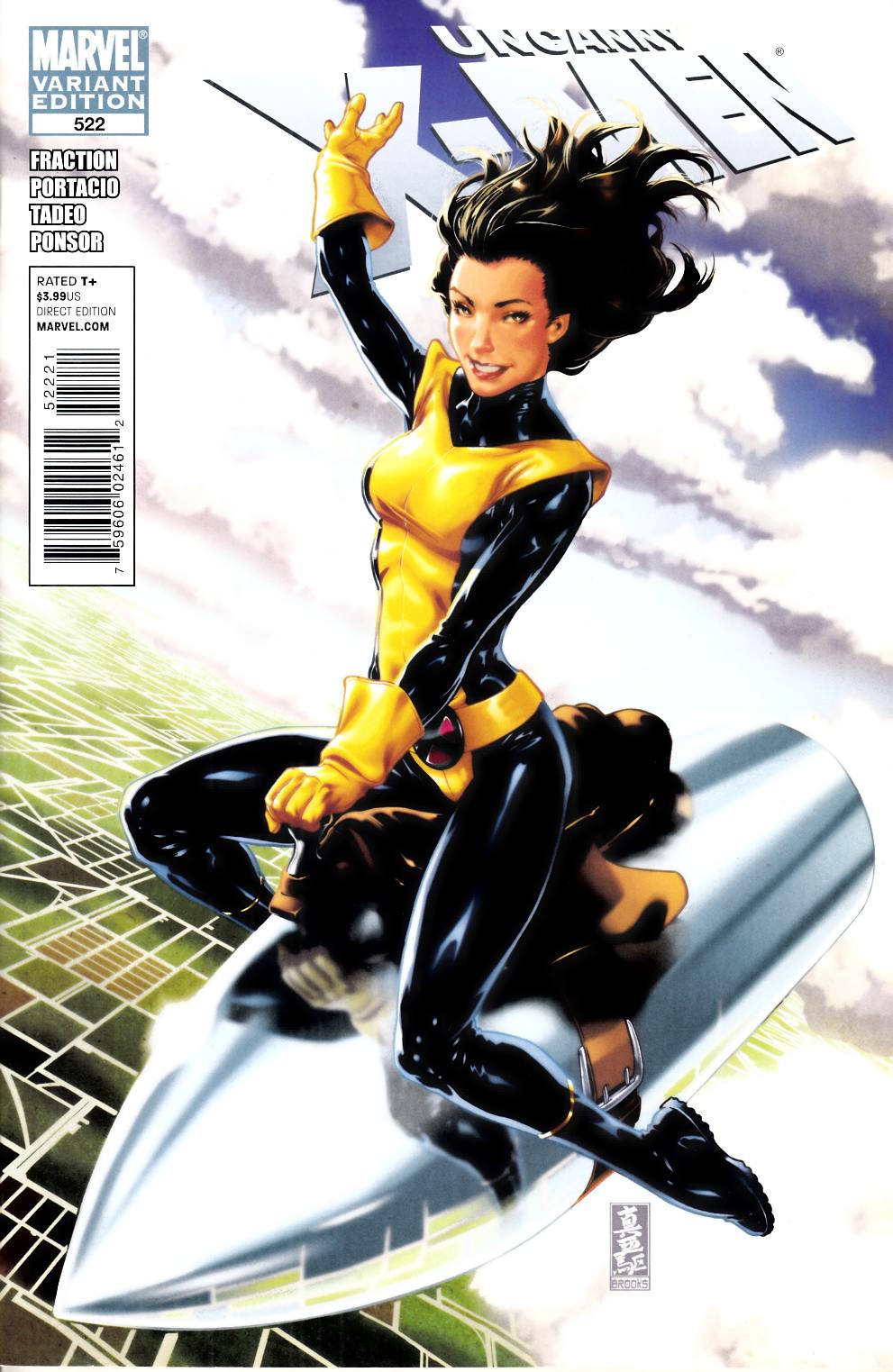 Uncanny X-Men #522 Brooks Variant Cover Very Fine (8.0) [marvel Comic] THUMBNAIL