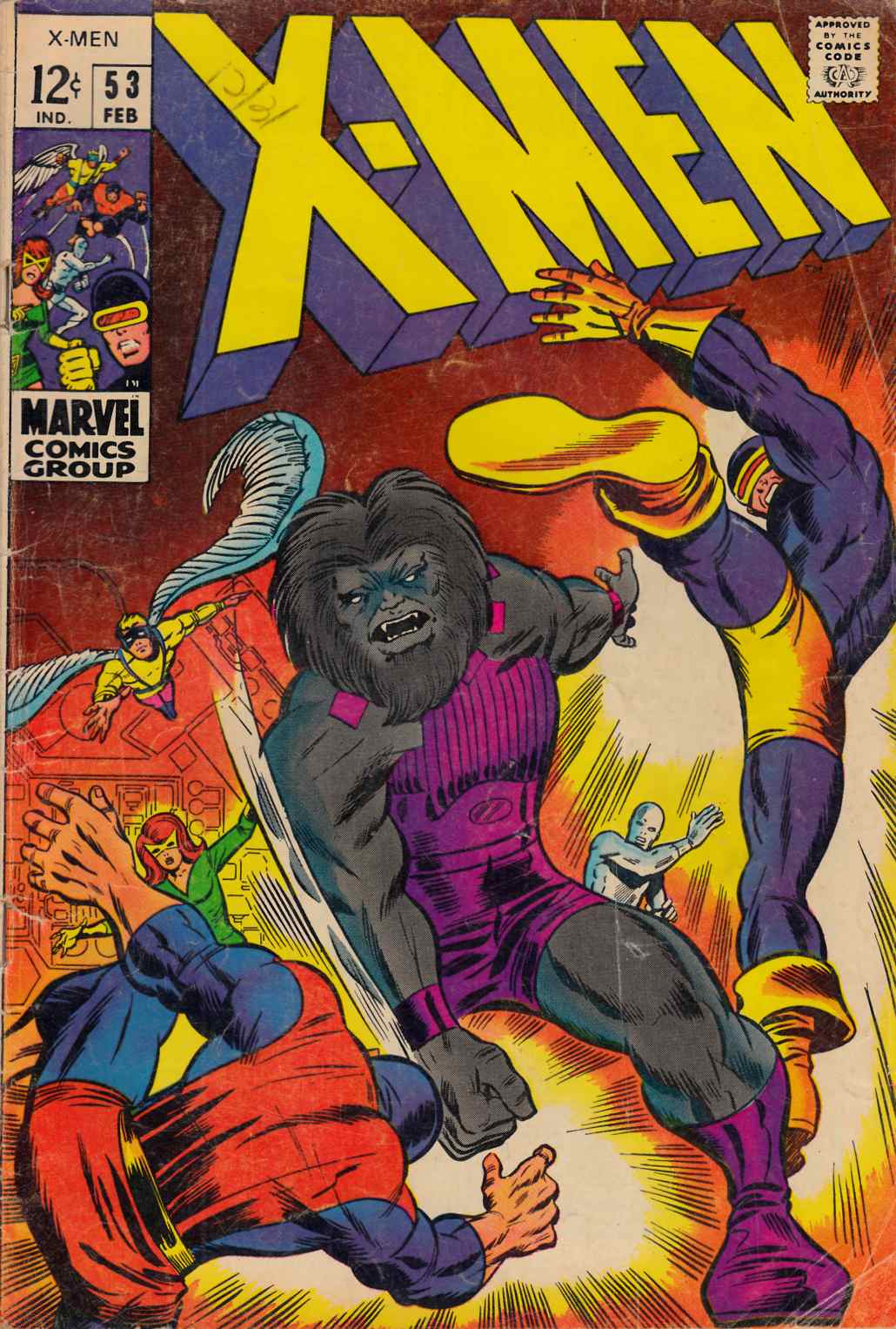 Uncanny X-Men #53 Good/Very Good (3.0) [Marvel Comic] LARGE