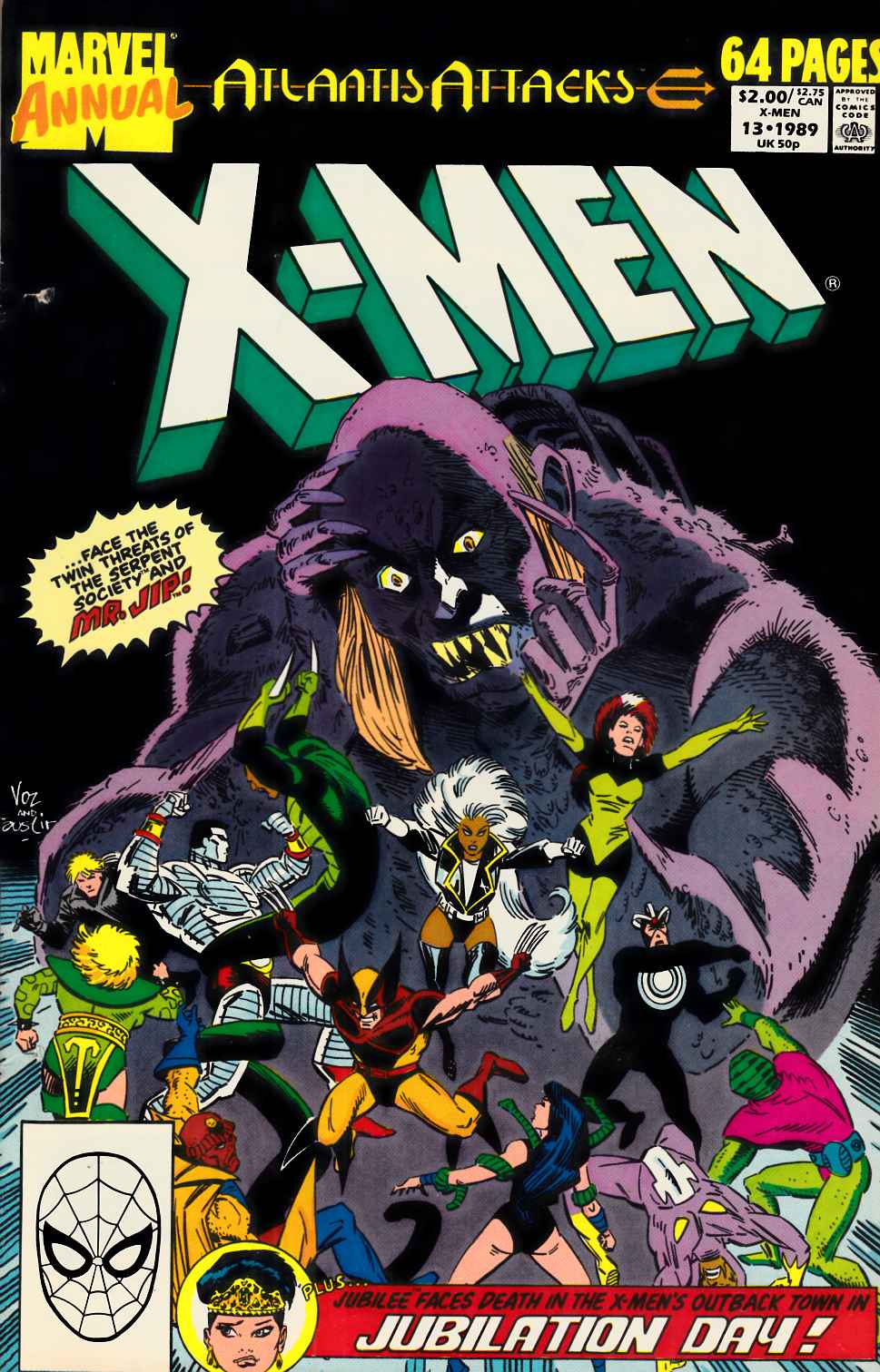 Uncanny X-Men Annual #13 Fine Minus (5.5) [Marvel Comic] LARGE