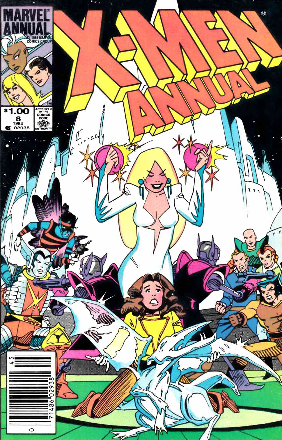 Uncanny X-Men Annual #8 Newsstand Edition Fine/Very Fine (7.0) [Marvel Comic] LARGE