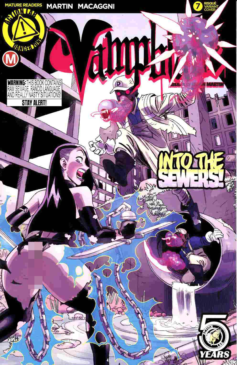 Vampblade #7 Cover B- Young Risque Variant Cover [Action Lab Comic] THUMBNAIL